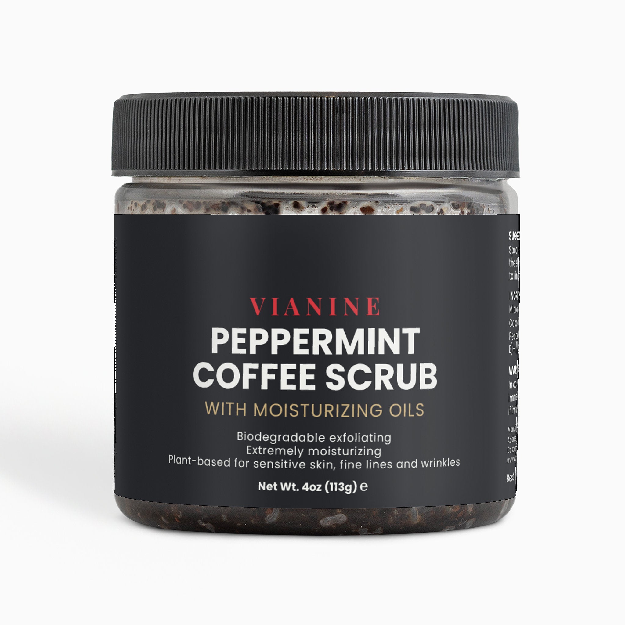 Peppermint Coffee Scrub